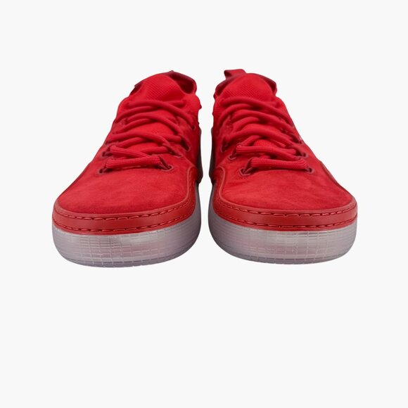 Louboutin Arpoador Drawstring Sock Sneaker Red Suede Size 40 US 10 Women Low Top - Picture 5 of 15